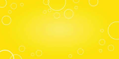 Yellow Simple Design With Circle Background