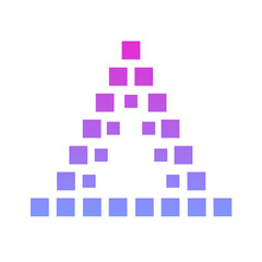 Retro 80s-90s geometric shapes minimal design element.