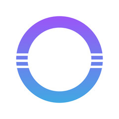 Retro 80s-90s geometric shapes minimal design element.