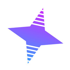 Retro 80s-90s geometric shapes minimal design element.