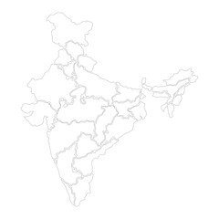 map of india country