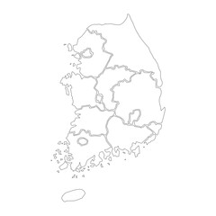 South Korea map