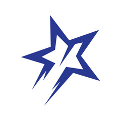 successful victory star logo design