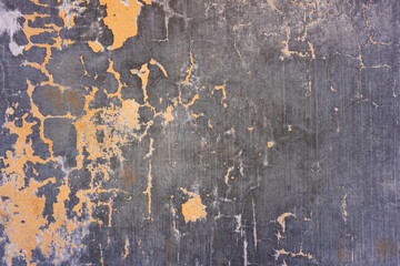 background of concrete wall texture with peeling paint