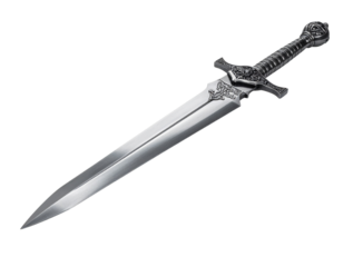  Elegant Medieval Sword with Polished Blade