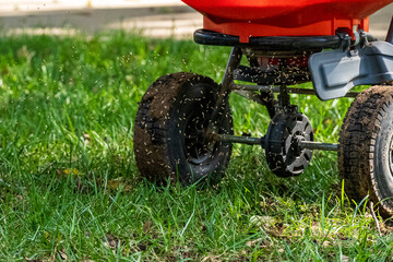Lawn Aeration, Soil Plugs, Mulch, Wood Chip Texture, Fertilizer Spreader and Lawn Equipment