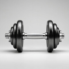 Naklejka premium Modern Hexagonal Dumbbell for Weightlifting and Home Gym Exercise