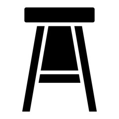 wood chair icon