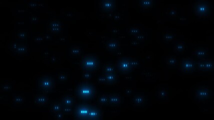 digital data transfer effect overlay. abstract blue light particles technology - Powered by Adobe