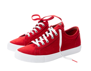 Casual Red Sneakers with Urban Lifestyle Vibe