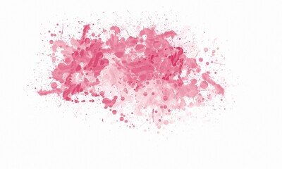 Abstract Vibrant Red Paint Splatter Watercolor texture Background