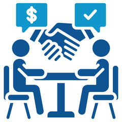 Fototapeta premium Negotiation Icon