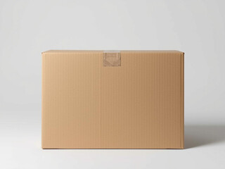 Cardboard Shipping Box Mockup
