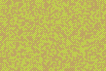 Geometric background with alternating green and beige squares abstract design