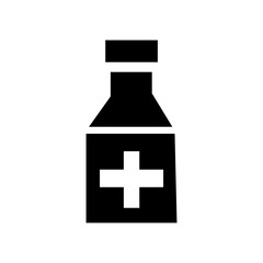 Obraz premium medicine bottle syrup vector illustration
