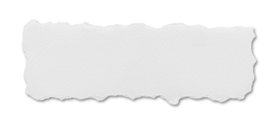 Torn peace of paper on background.  ripped white paper sheets png isolated on transparent background.