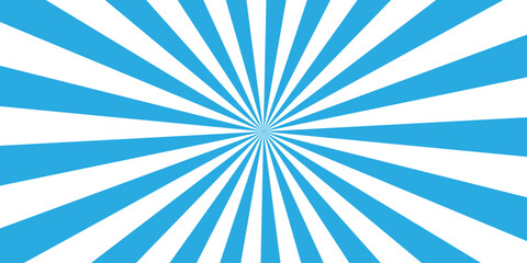 Abstract blue retro with sunburst pattern colorful design. Modern stipes line ray grunge design beam pattern texture. Funky ray elements themes Swirling pattern.	