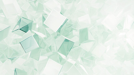 3Dクリア ビジネス背景イラスト　AI生成画像