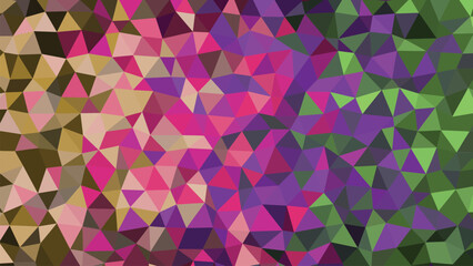 Geometric Triangle Background With Gradual Transitioning Colors Showing Abstract And Modern Design Aesthetic