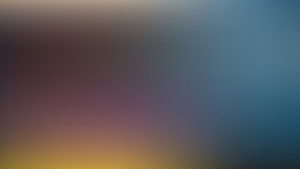 Blurred gradient background with shades of blue, brown, and mustard yellow hues