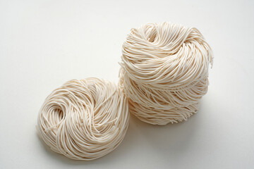 Raw dried Misoa or Misua, thin noodles, chinese food