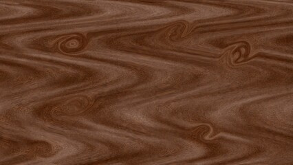 Dark brown wavy pattern background with a wood texture and knot details design