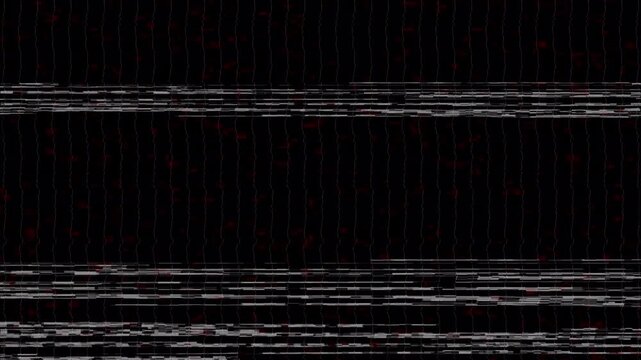 Wave Distortion Transition &ndash; Analog Signal Warp Glitch Effect 4K