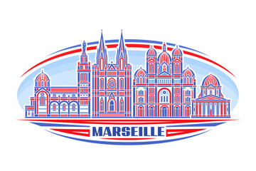 Vector illustration of Marseille