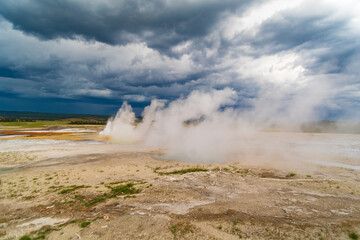 Hot Pots at Yellowstone