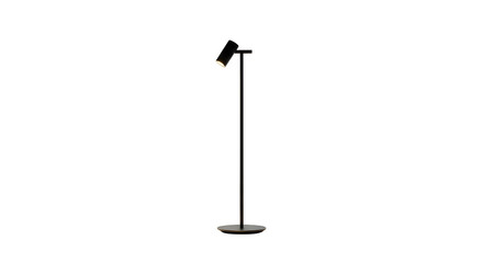 Modern floor lamp isolated on transparent background, a sleek and minimalist lighting solution for illuminating living spaces with style and functionality