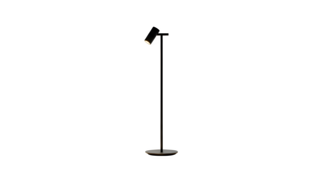 Modern floor lamp isolated on transparent background, a sleek and minimalist lighting solution for illuminating living spaces with style and functionality