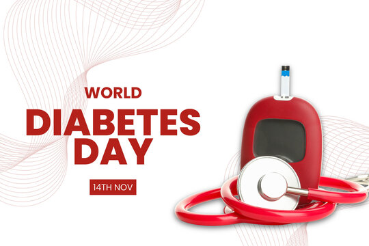 Red medical gear signifies World Diabetes Day awareness