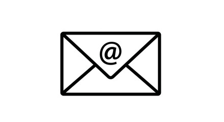 Email Envelope Icon – Communication Message Mail Symbol
