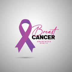 Breast Cancer Awareness Month Ribbon