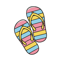 flip-flops illustration design