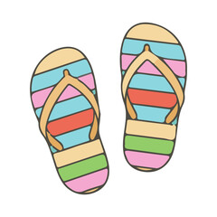 flip-flops illustration design