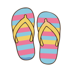 flip-flops illustration design