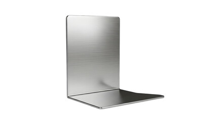 Sudut Logam Minimalis Modern, Refleksi Halus