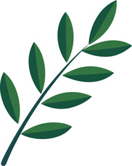 Fototapeta premium Olive branch line art