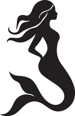 mermaid logo vector template