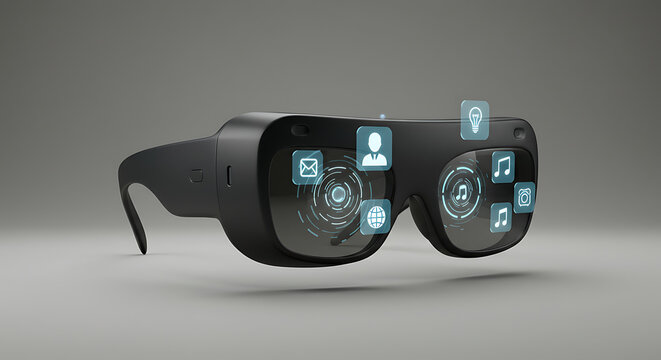 AR Glasses with Holographic Interface