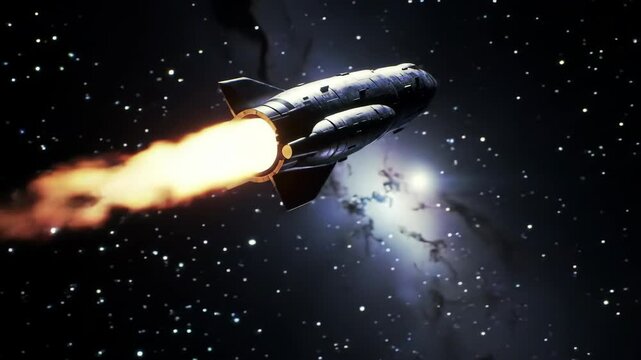 Rocket Ascent Journey Through The Cosmos