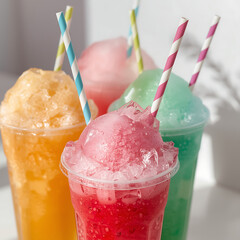 strawberry cocktail with ice cream