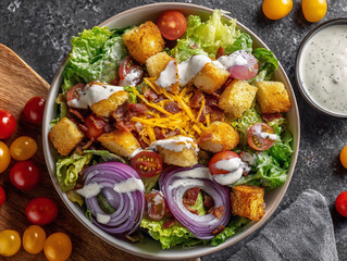 fresh vegetable salad