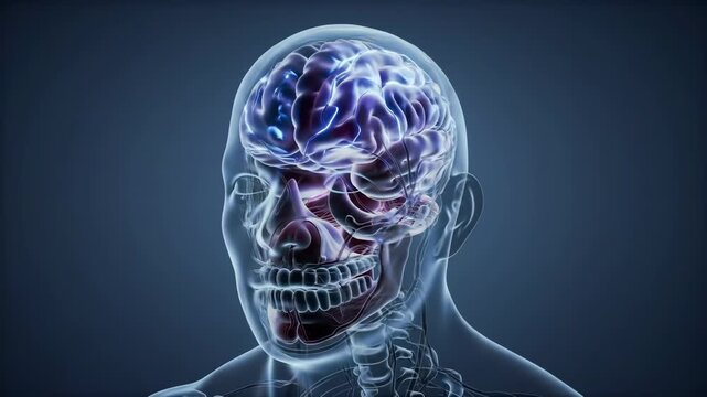 Exploring the Human Head Anatomy and Neurological Structures