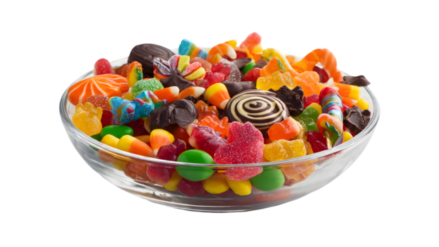 Halloween Candy Collection in Bowl