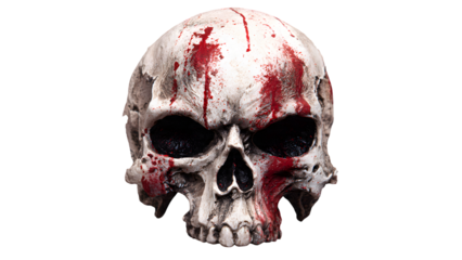 Scary Skull Mask with Bloody Details