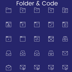 Fototapeta premium Web icon set. Website set icon vector. for computer and mobile,web mega icon set.