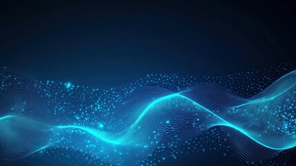 Abstract Digital Waveform