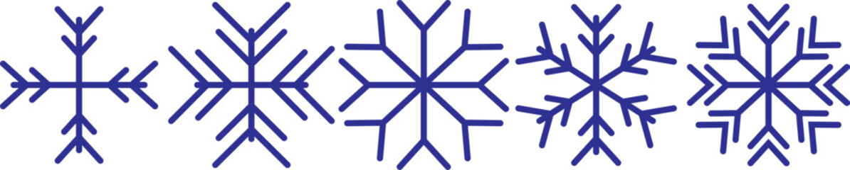 Snowflake icon set snowflake, swirl, pattern, glow. Vector illustration. snowflake glyph flat vector icon